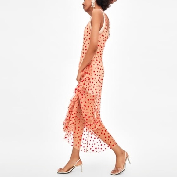Blogger Fav Zara Sheer Red Dot Dress! - Picture 7 of 16